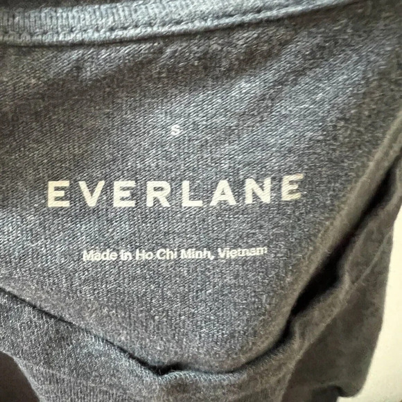 Everlane T Shirt Men's Small Navy Blue Short Sleeve Crew Neck Made in USA - Picture 2 of 8